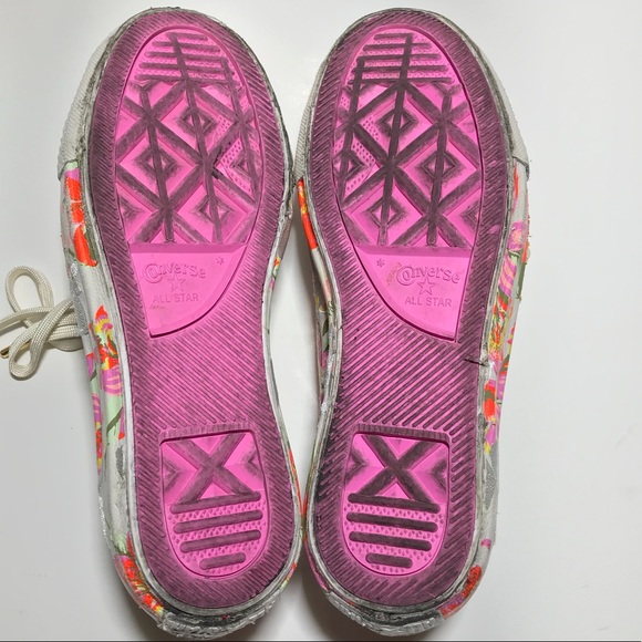 CONVERSE x PATBO embroider floral leather sneaker - Picture 8 of 8